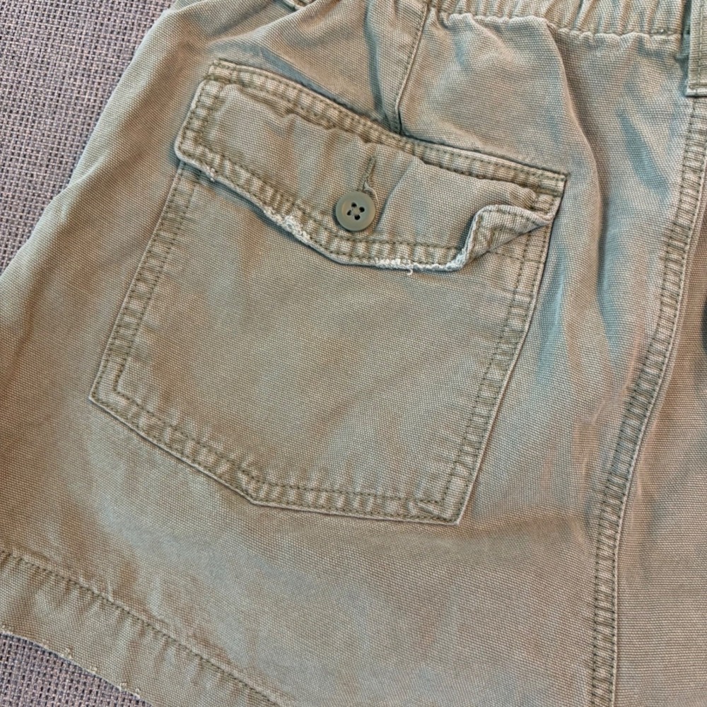 Aerie Cargo Shorts Utility Gorpcore Safari Earthy Hiking Minimalist Women M - Picture 3 of 11